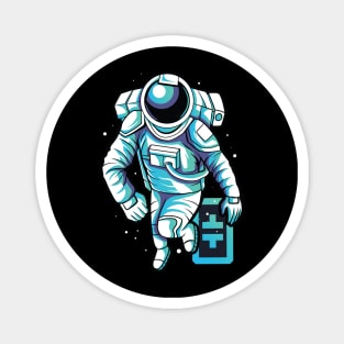 Theta Tfuel Crypto To The Moon Astronaut Blockchain Magnet